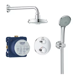 Grohe Grohtherm Perfect Shower Set With Rainshower Cosmopolitan 160