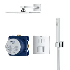 Grohe Grohtherm Cube Perfect Shower Set With Rainshower Allure 230 -Shower Baths Discount 34741000 d4