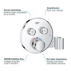 Grohe Grohtherm SmartControl Perfect Shower Set -Shower Baths Discount 34743000nwd1
