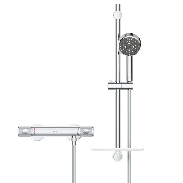 Grohe Precision Feel Thermostatic Shower Mixer 1/2" With Shower Set 6 Grohe Precision Feel Thermostatic Shower Mixer 1/2" With Shower Set - Image 4