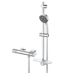 Grohe Precision Feel Thermostatic Shower Mixer 1/2" With Shower Set 11 Grohe Precision Feel Thermostatic Shower Mixer 1/2" With Shower Set -Shower Baths Discount 34791000 d3