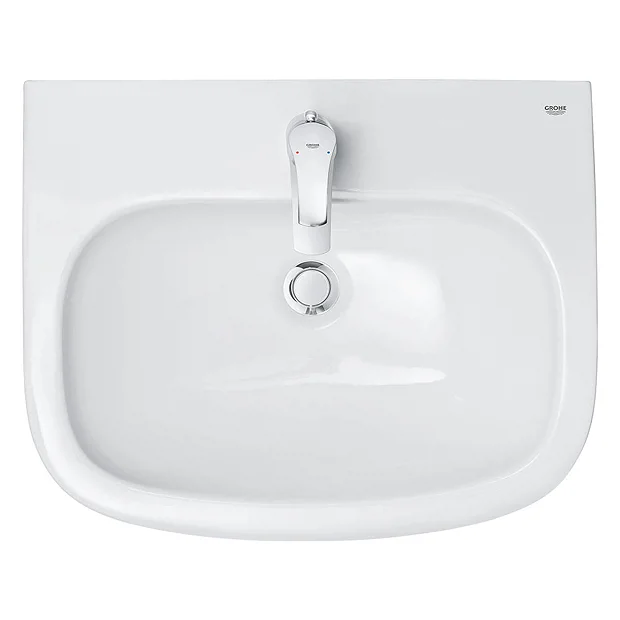 Grohe Euro Ceramic 600mm 1TH Wall Hung Basin 5 Grohe Euro Ceramic 600mm 1TH Wall Hung Basin - Image 3