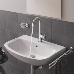 Grohe Bau Ceramic 600mm 1TH Wall Hung Basin -Shower Baths Discount 39421000 d1