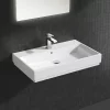 Grohe Cube Ceramic 800mm 1TH Wall Hung Basin -Shower Baths Discount 3946900h d1