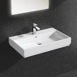 Grohe Cube Ceramic 800mm 1TH Wall Hung Basin