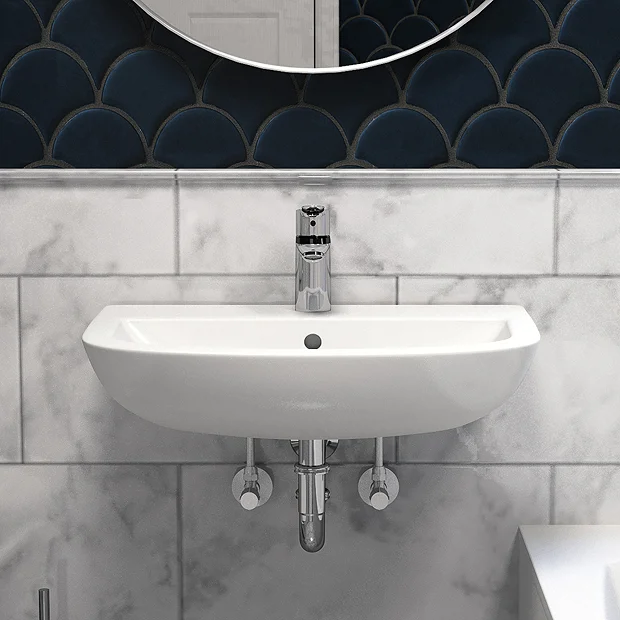 Grohe Bau Ceramic 600mm Complete Basin Package (Tap + Waste Included) 3 Grohe Bau Ceramic 600mm Complete Basin Package (Tap + Waste Included)