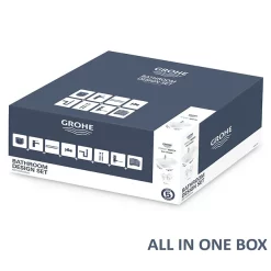 Grohe Bau Ceramic 600mm Complete Basin Package (Tap + Waste Included) 13 Grohe Bau Ceramic 600mm Complete Basin Package (Tap + Waste Included) -Shower Baths Discount 39472000 nd5