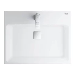 Grohe Cube Ceramic 600mm 1TH Wall Hung Basin -Shower Baths Discount 3947300h d1