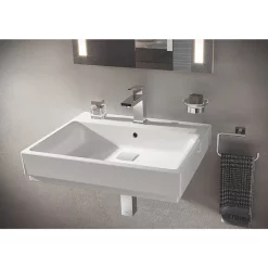 Grohe Cube Ceramic 600mm 1TH Wall Hung Basin