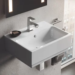 Grohe Cube Ceramic 450mm 1TH Wall Hung Basin