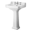 Bayswater Fitzroy Comfort Height Traditional 3TH Basin & Full Pedestal 2 Bayswater Fitzroy Comfort Height Traditional 3TH Basin & Full Pedestal -Shower Baths Discount 3thbayc009 l
