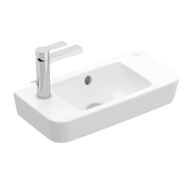 Villeroy & Boch Villeroy And Boch O.novo Compact 500 X 250mm 1TH Handwash Basin 3 Villeroy & Boch Villeroy And Boch O.novo Compact 500 X 250mm 1TH Handwash Basin
