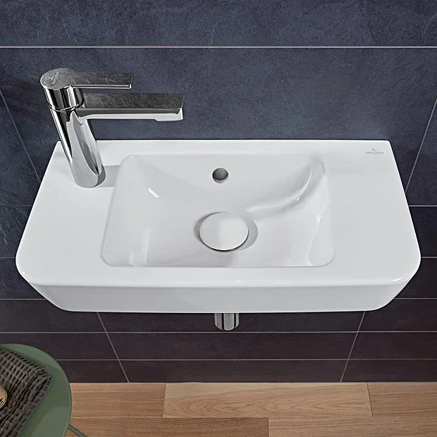 Villeroy & Boch Villeroy And Boch O.novo Compact 500 X 250mm 1TH Handwash Basin 4 Villeroy & Boch Villeroy And Boch O.novo Compact 500 X 250mm 1TH Handwash Basin - Image 2