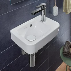 Villeroy & Boch Villeroy And Boch O.novo Compact 360 X 250mm 1TH Handwash Basin -Shower Baths Discount 43433601 d1