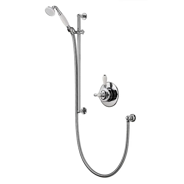 Aqualisa - Aquatique Thermo Concealed Thermostatic Valve With Slide Rail Kit - Chrome 4 Aqualisa - Aquatique Thermo Concealed Thermostatic Valve With Slide Rail Kit - Chrome - Image 2