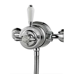 Aqualisa - Aquatique Thermo Exposed Thermostatic Valve With Slide Rail Kit - Chrome -Shower Baths Discount 500.10.01561.01 d1