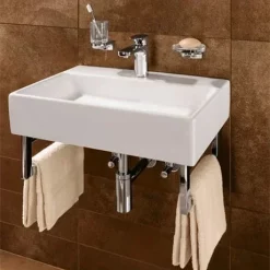 Villeroy & Boch Villeroy And Boch Memento 1TH Wall Hung Basin -Shower Baths Discount 51336001 d3