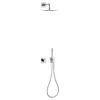Keuco Ixmo Square Thermostatic Shower System With Head + Handset - Chrome -Shower Baths Discount 59602010002 d3