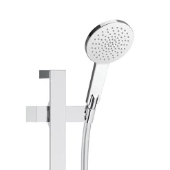 Keuco Ixmo Square Thermostatic Shower System With Head + Slide Rail Kit - Chrome -Shower Baths Discount 59605010002 d2