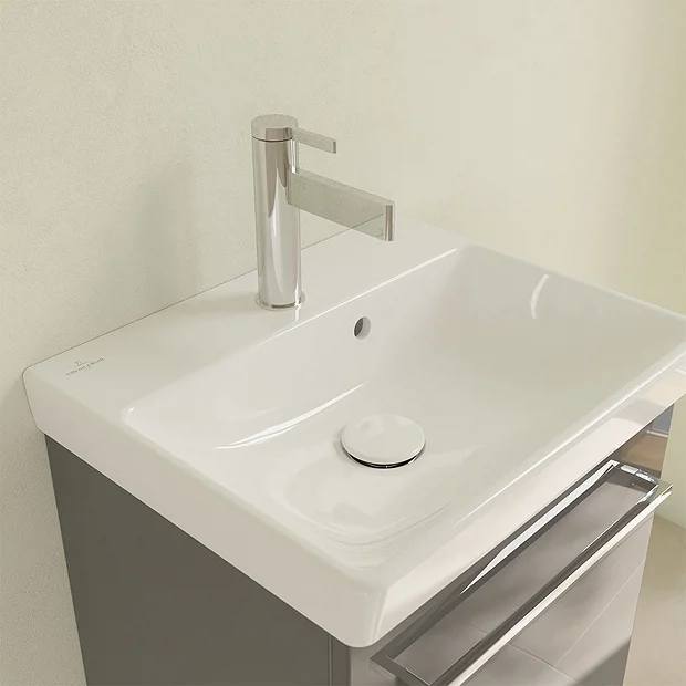 Villeroy & Boch Villeroy And Boch Avento 450 X 370mm 1TH Handwash Basin 3 Villeroy & Boch Villeroy And Boch Avento 450 X 370mm 1TH Handwash Basin