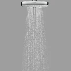 Hansgrohe Ecostat E Square Complete Shower Set With Croma Select E Shower Slider Rail Kit -Shower Baths Discount 88101000 d2