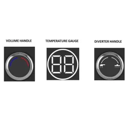 AQUAS Sh AQUAS Indulge Touch Inline X-Jet 9.5KW Chrome Electric Shower -Shower Baths Discount a000393 d1