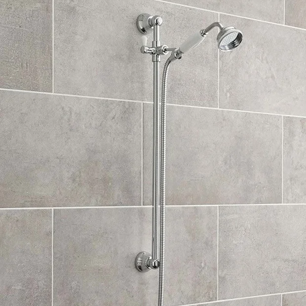 Hudson Reed Traditional Twin Concealed Thermostatic Shower Valve + Slide Rail Kit 5 Hudson Reed Traditional Twin Concealed Thermostatic Shower Valve + Slide Rail Kit - Image 3