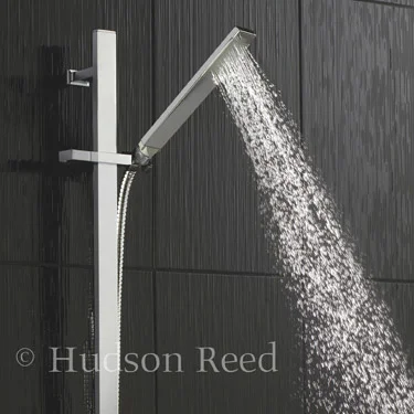 Hudson Reed Quadro Thermostatic Bar Valve With Sheer Slide Rail Kit - Chrome 5 Hudson Reed Quadro Thermostatic Bar Valve With Sheer Slide Rail Kit - Chrome - Image 3