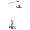 Urlington Bathroom Burlington Avon Thermostatic Exposed Single Outlet Shower Valve With Fixed Head -Shower Baths Discount af1sv16 l