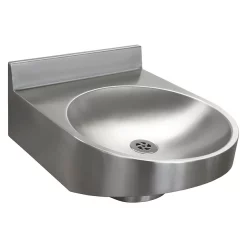 Franke ANMX020 Stainless Steel Round Disabled Washbasin With Upstand