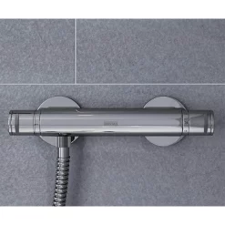 Bristan Artisan Thermostatic Surface Mounted Bar Shower Valve With Adjustable Riser -Shower Baths Discount ar2shxmtffc d2