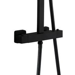 Arezzo Modern Square Thermostatic Shower - Matt Black 11 Arezzo Modern Square Thermostatic Shower - Matt Black -Shower Baths Discount arz002dv3