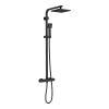 Arezzo Modern Square Thermostatic Shower - Matt Black 2 Arezzo Modern Square Thermostatic Shower - Matt Black -Shower Baths Discount arz002dv4