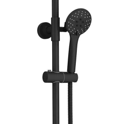Arezzo Modern Round Thermostatic Shower (300mm Head - Matt Black) 10 Arezzo Modern Round Thermostatic Shower (300mm Head - Matt Black) -Shower Baths Discount arz03h d1