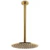 Arezzo Brushed Brass Concealed Individual Diverter + Thermostatic Control Valve With Handset + Ceiling Mounted Shower Head 1 Arezzo Brushed Brass Concealed Individual Diverter + Thermostatic Control Valve With Handset + Ceiling Mounted Shower Head -Shower Baths Discount arzbisvpk2 detail6
