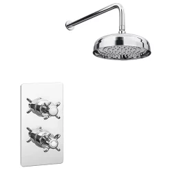 Victorian Plumbing Astoria Traditional Concealed Shower Valve Inc. 8" Head With Arm 11 Victorian Plumbing Astoria Traditional Concealed Shower Valve Inc. 8" Head With Arm -Shower Baths Discount atcsv8h nd1