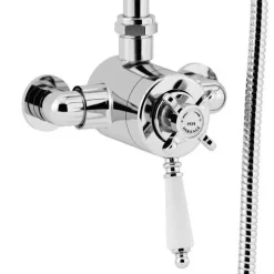 Heritage Bathroom Heritage Avenbury Exposed Shower With Deluxe Fixed Riser Kit & Diverter To Handset