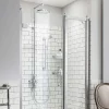 Urlington Bathroom Burlington Avon Thermostatic Two Outlet Exposed Shower Valve, Rigid Riser & Kit With Fixed Head -Shower Baths Discount avon2 d1