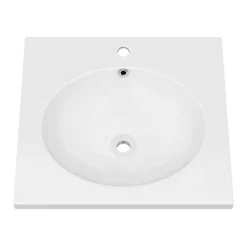 Arezzo 500 Wall Hung Basin With Chrome Towel Rail Frame 10 Arezzo 500 Wall Hung Basin With Chrome Towel Rail Frame -Shower Baths Discount az5chrfrm d2