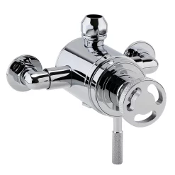 Arezzo Chrome Industrial Style Rigid Riser Kit With Diverter + Dual Exposed Shower Valve 11 Arezzo Chrome Industrial Style Rigid Riser Kit With Diverter + Dual Exposed Shower Valve -Shower Baths Discount azisdualerrd2