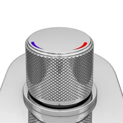 Arezzo Chrome Industrial Style Push Button Shower Valve With Diverter, Handset, Fixed Shower Head + 4 Body Jets -Shower Baths Discount azpb03rchpk d2