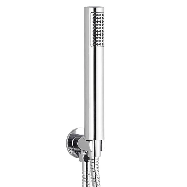 Arezzo Chrome Push-Button Shower With Handset + Rainfall Shower Head 8 Arezzo Chrome Push-Button Shower With Handset + Rainfall Shower Head - Image 6