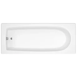 Victorian Plumbing Banbury Round Single Ended Bath With Bi-Fold Screen -Shower Baths Discount banburybathbifoldscreen d1