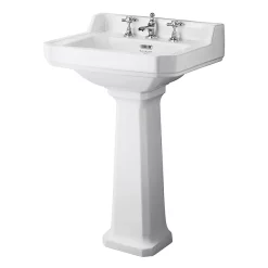 Bayswater Fitzroy Traditional 3TH Basin & Full Pedestal