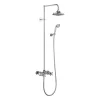 Urlington Bathroom Burlington Eden Thermostatic Two Outlet Exposed Shower Bar Valve, Rigid Riser & Kit With Fixed Head 2 Urlington Bathroom Burlington Eden Thermostatic Two Outlet Exposed Shower Bar Valve, Rigid Riser & Kit With Fixed Head -Shower Baths Discount bef2sv16 l