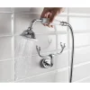 Crosswater - Belgravia Thermostatic Shower Valve With Fixed Head, Handset & Wall Cradle -Shower Baths Discount bel cradle d6