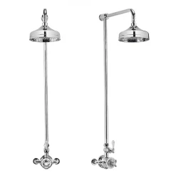 Crosswater - Belgravia Thermostatic Shower Valve With Fixed Head 9 Crosswater - Belgravia Thermostatic Shower Valve With Fixed Head -Shower Baths Discount bel shower d1