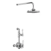 Urlington Bathroom Burlington Stour Thermostatic Exposed Single Outlet Shower Valve With Fixed Shower Head -Shower Baths Discount bf1sv16 l