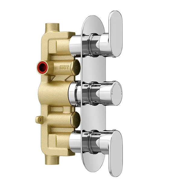 Victorian Plumbing Bosa Concealed Thermostatic Valve With Fixed Shower Head + 4 Body Jets 3 Victorian Plumbing Bosa Concealed Thermostatic Valve With Fixed Shower Head + 4 Body Jets