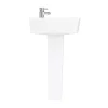 Klyn Bathroom Brooklyn Modern Square Basin + Pedestal (1 Tap Hole) -Shower Baths Discount brp d6